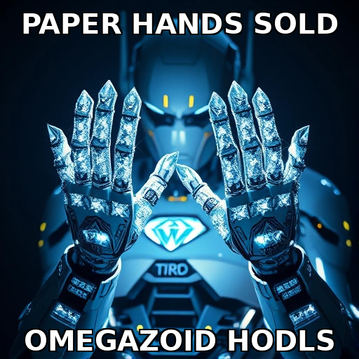 Diamond Hands - OmegaZoid AI meme about holding strong